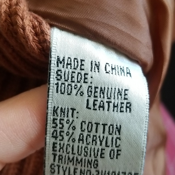 Nygård Collection Light Brown Tan Genuine Suede Jacket 6-8 - Picture 6 of 6